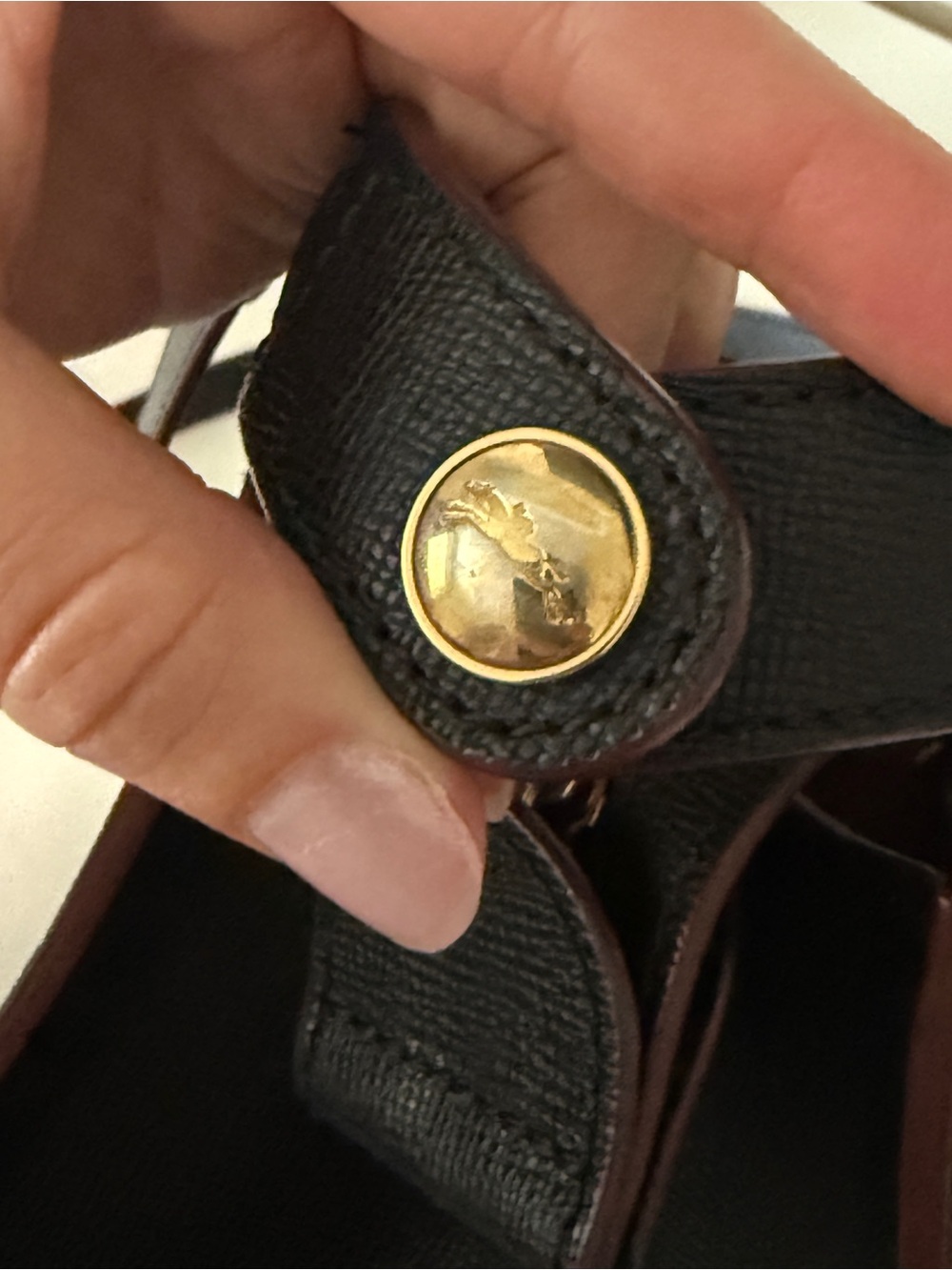 Longchamp Leather Heritage Tote Bag in Black - Picture 9 of 10